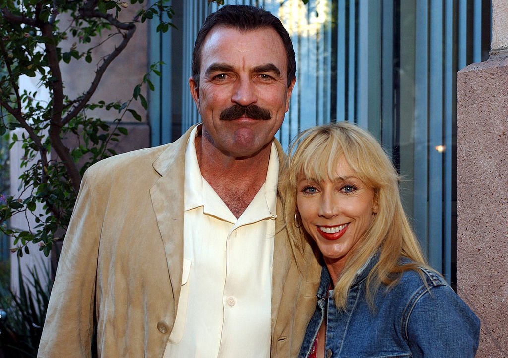 Tom Selleck and Jillie Mack in California in 2003 | Source: Getty Images